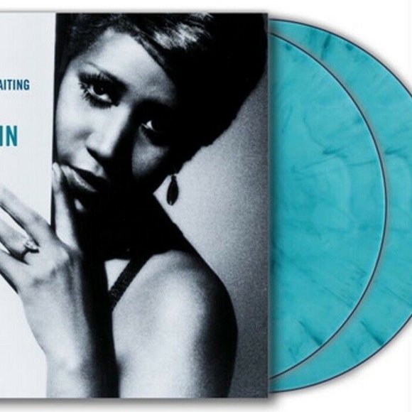 Aretha Franklin Knew You Were Waiting 2-LP ~ Exclusive Marbled Turquoise ~ New! - Picture 1 of 2